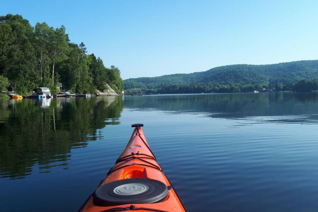 Le Nid Dore Sur Le Lac Val des Monts Exterior foto